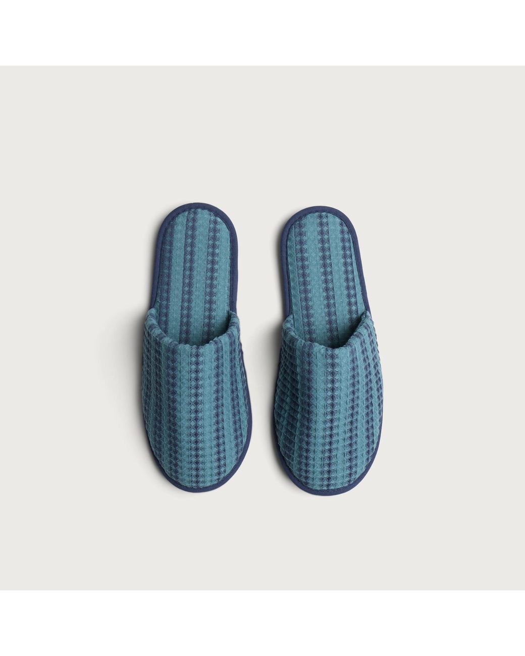 Hay Blue Waffle Slippers