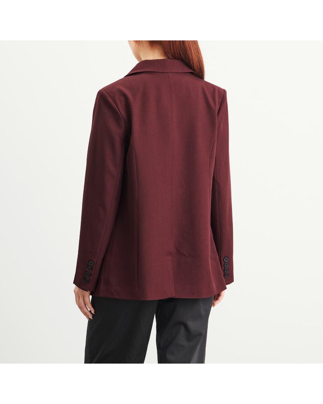 4th & Reckless Purple Maggie Blazer