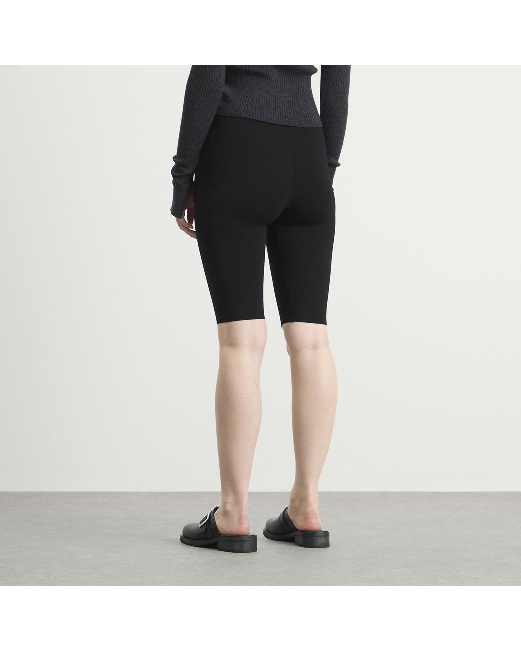 Entire studios Black Knit Capri
