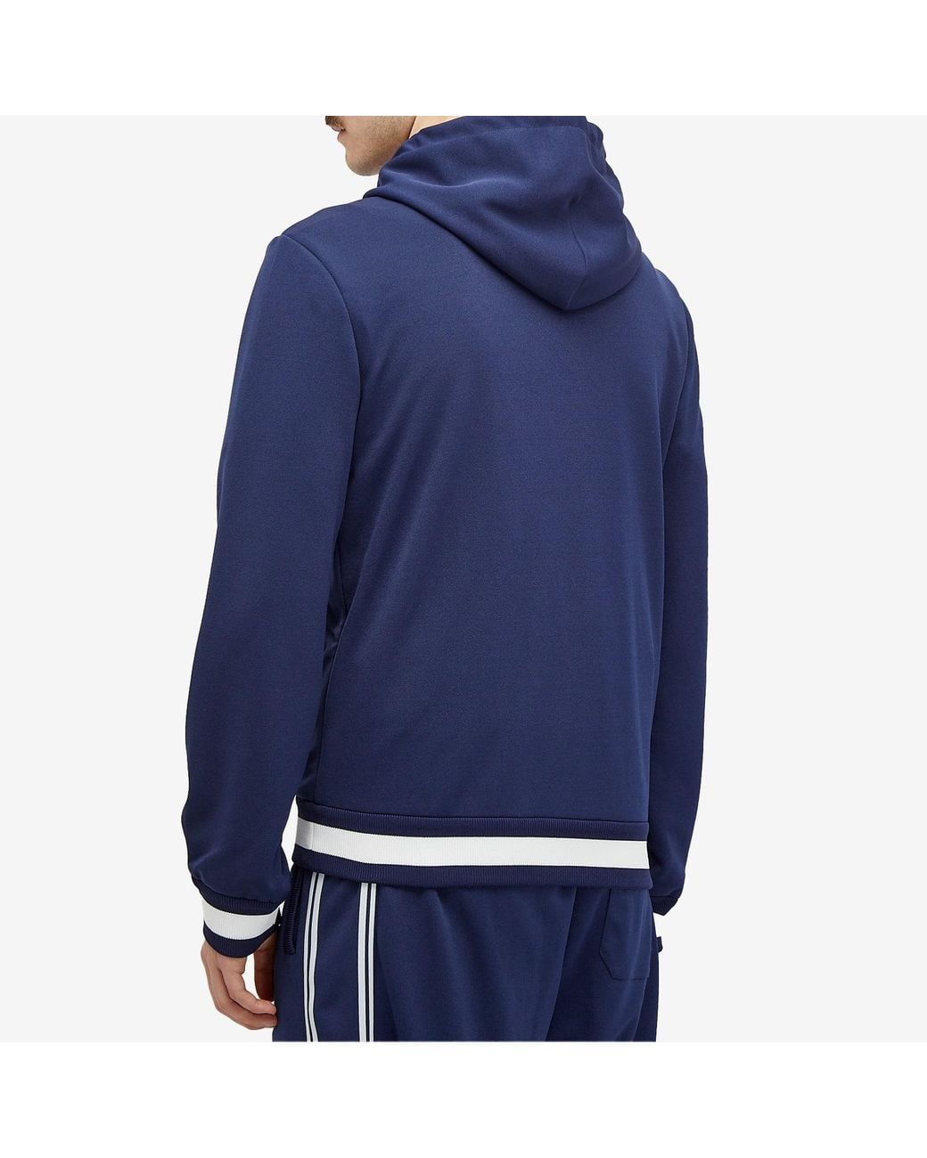 Gucci Blue Logo Zip Hoodie for men