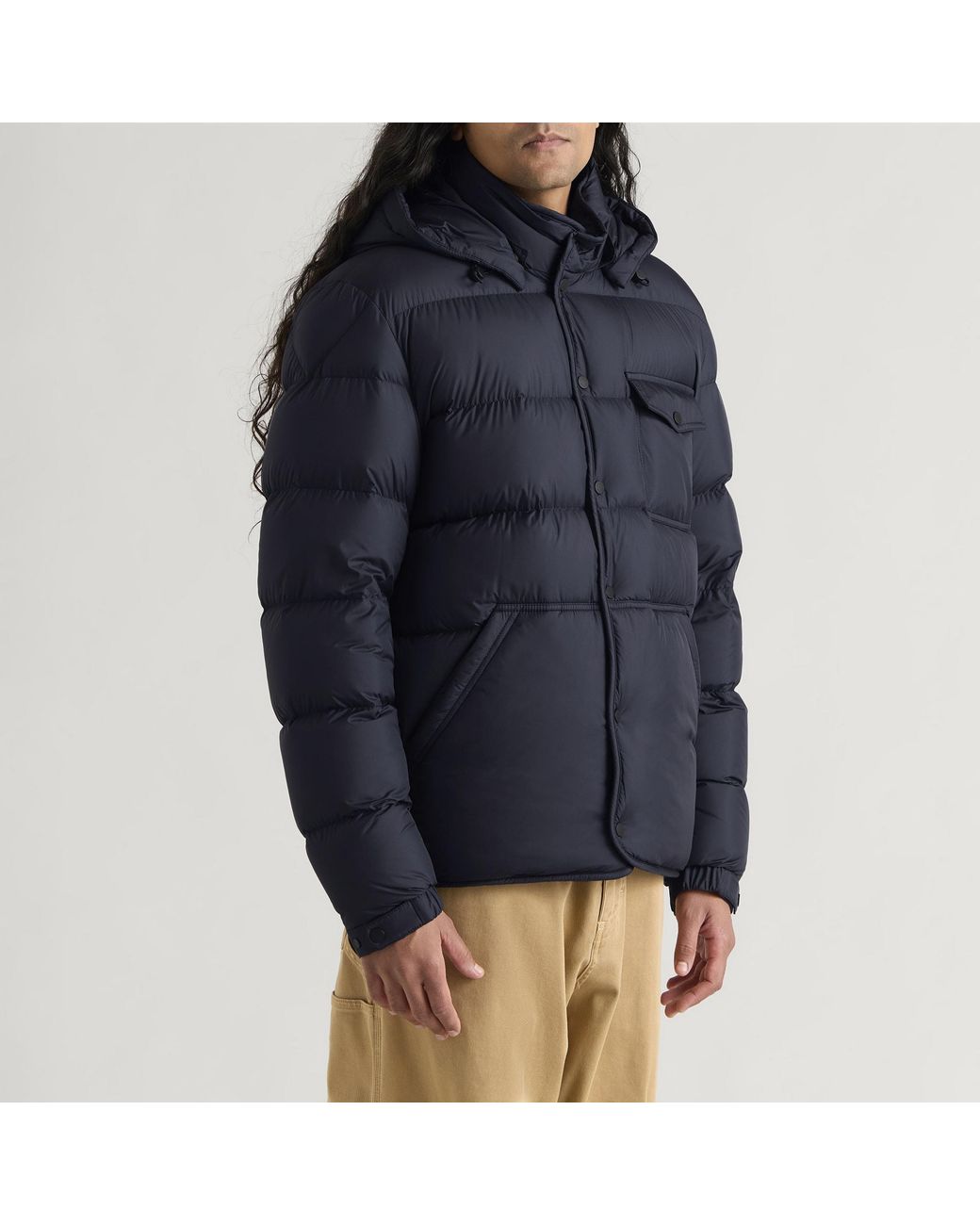 Moncler Blue Tygid Padded Jacket for men