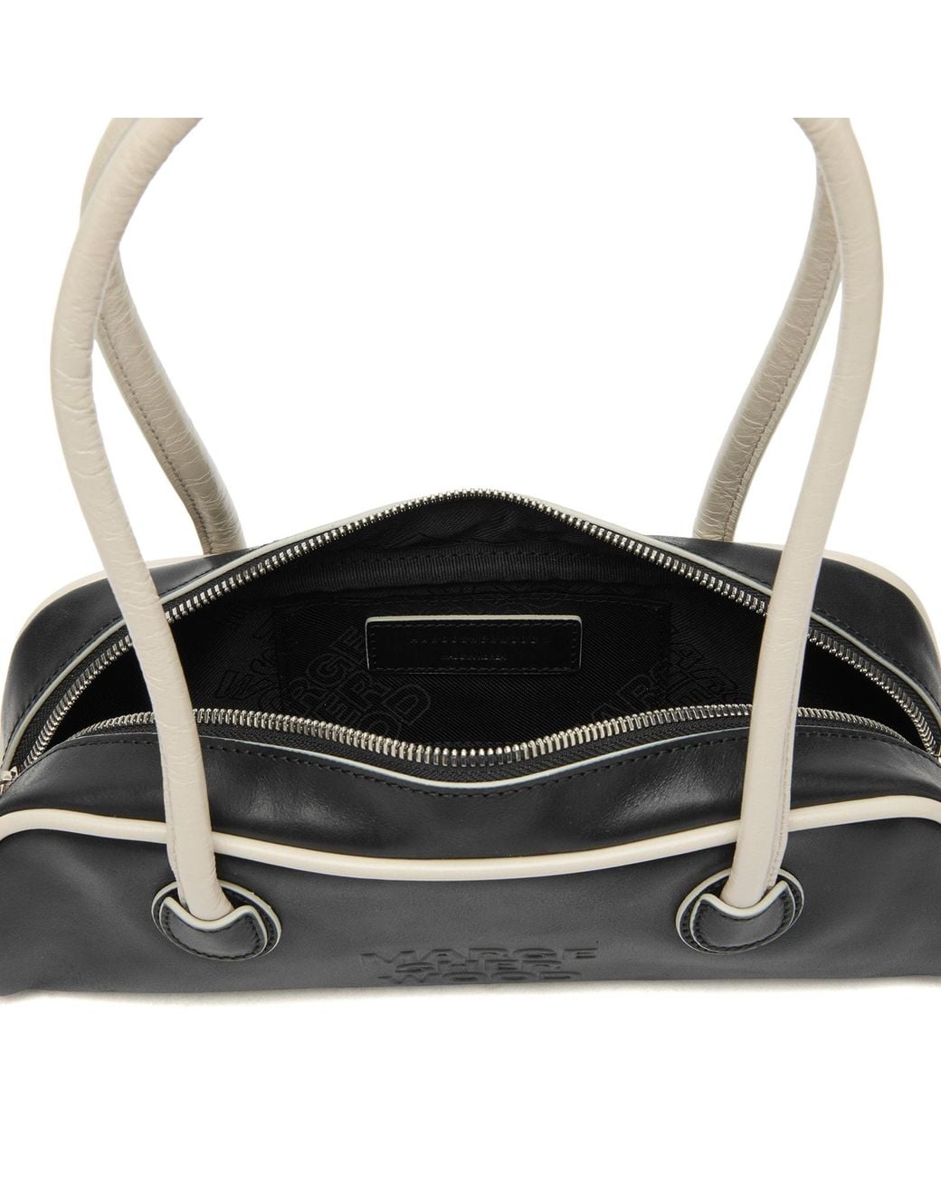 MARGE SHERWOOD Black Soft Piping Mini Soft Boston Ew Bag