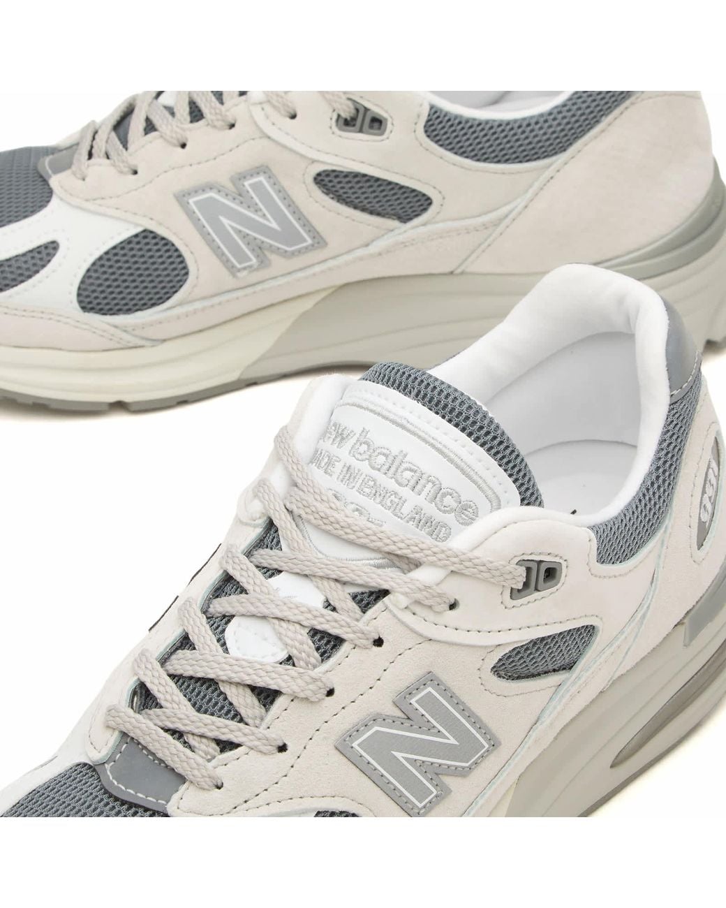 New Balance White U991Lg2