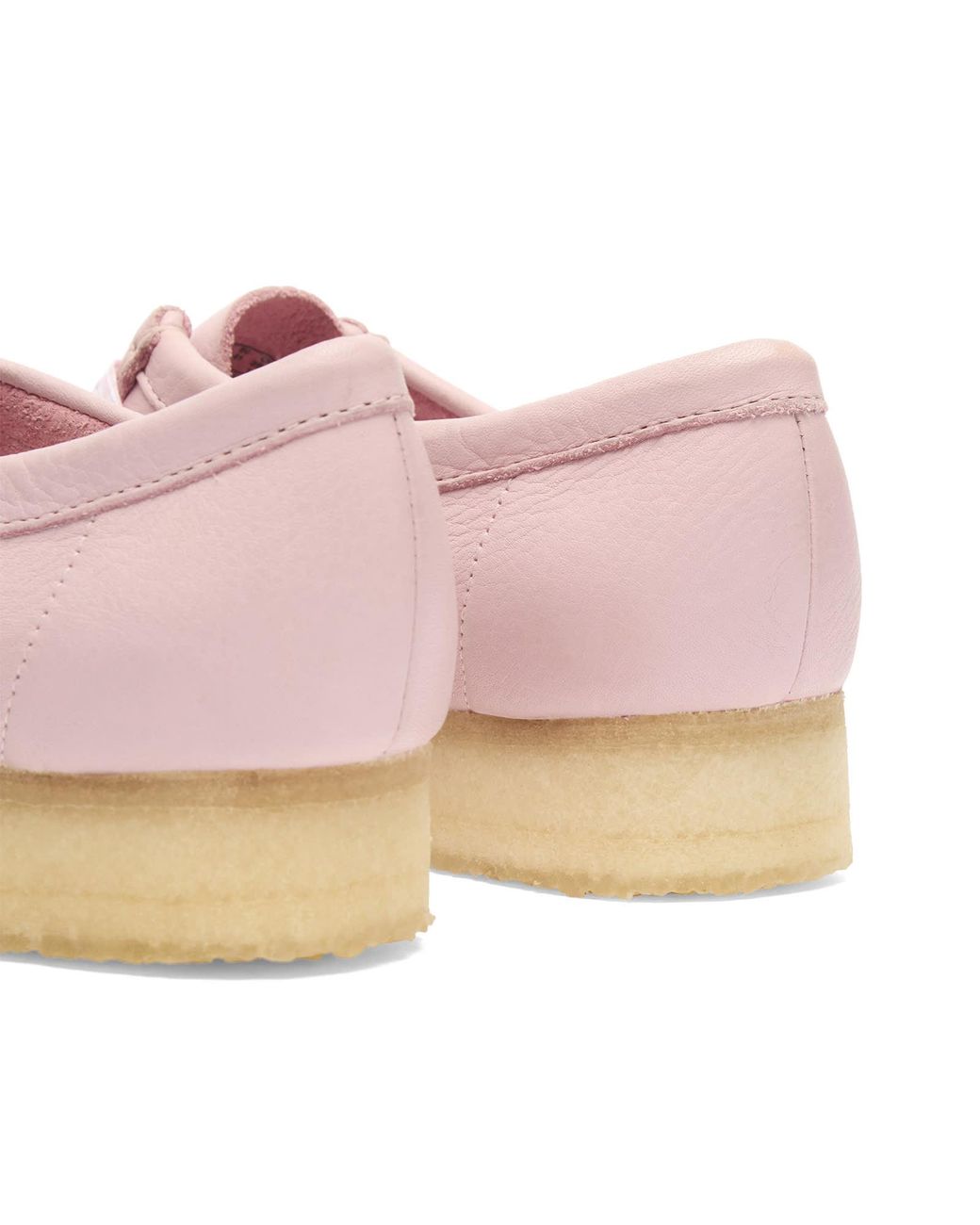 Clarks Pink Leather Wallabee Boot
