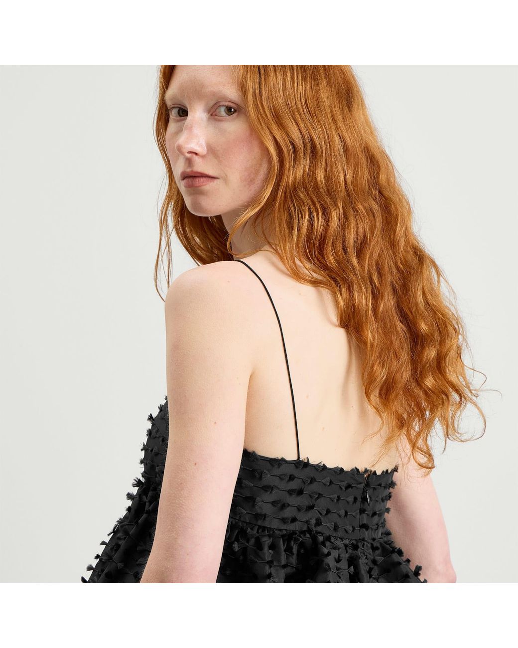 CECILIE BAHNSEN Black Babette Top