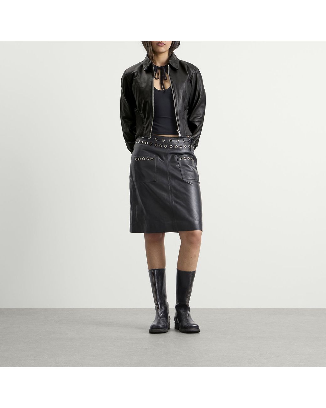 Deadwood Black Angel Recycled Leather Jacket