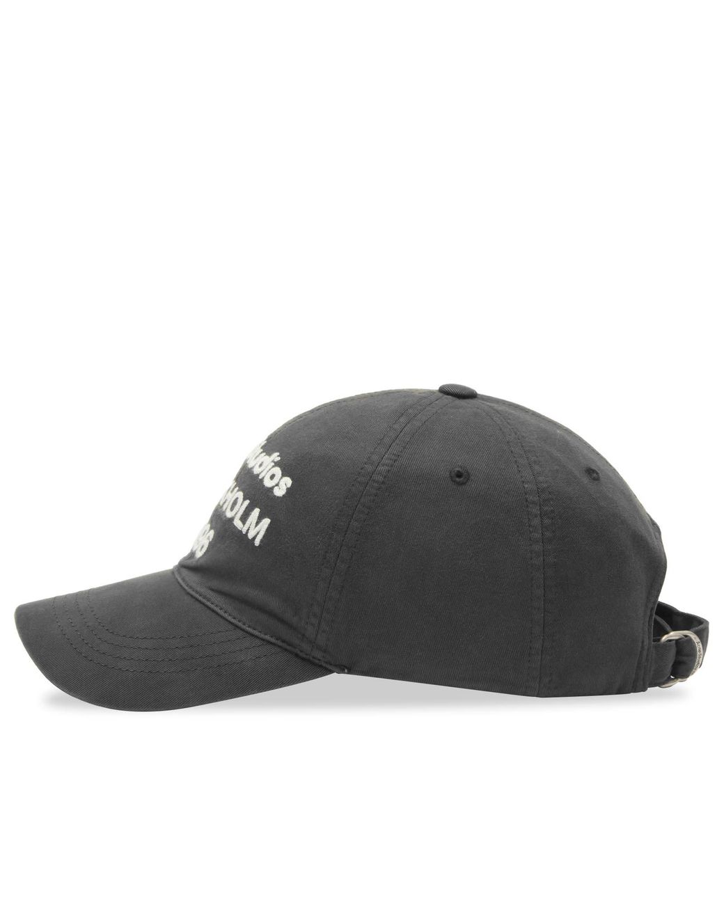 Acne Black Carliy Cap for men