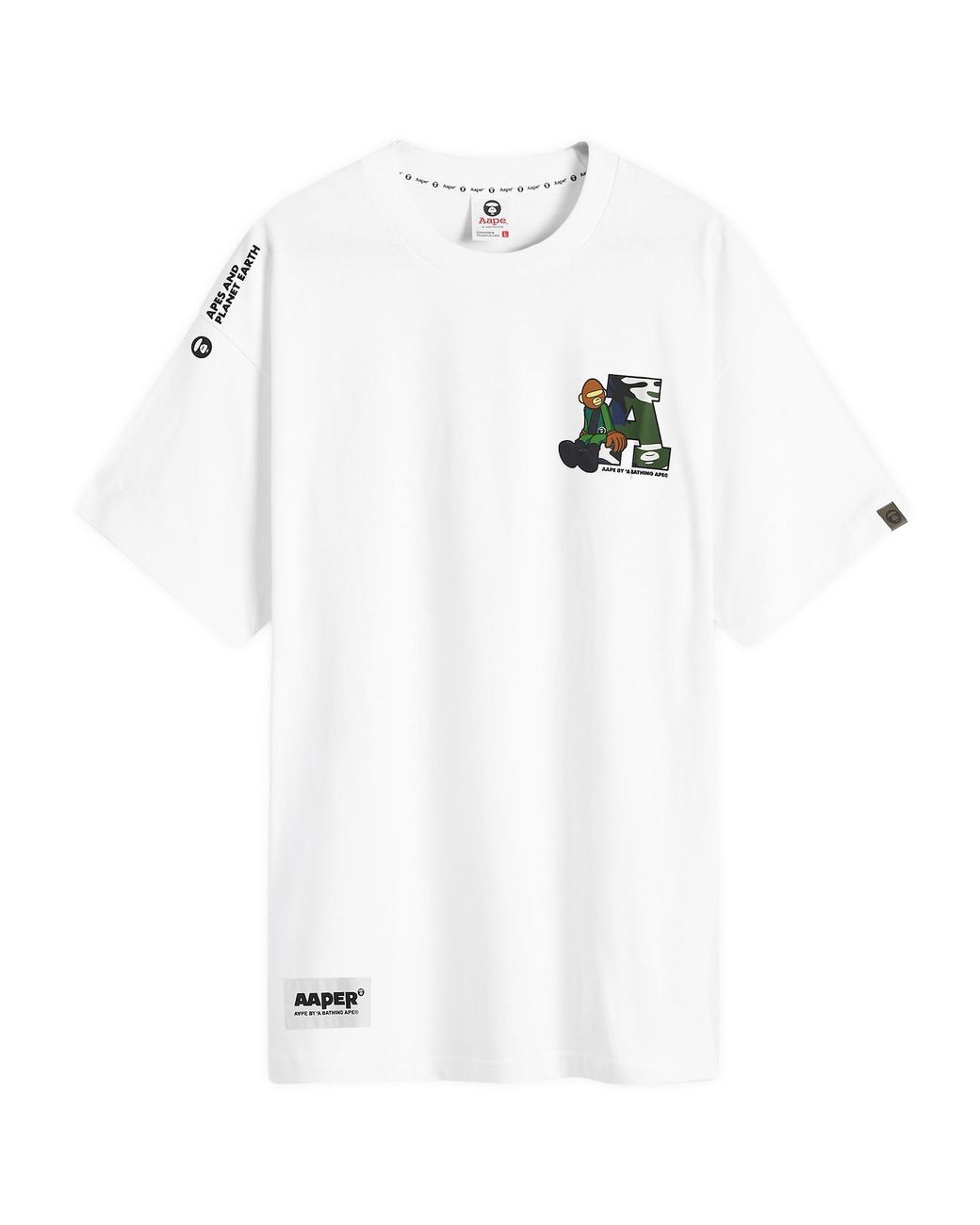 【A BATHING APE】★Planted Earth T-Shirt★ AAPE | Planted Earth T-Shirt | Regular Fit T-Shirts | Cruise