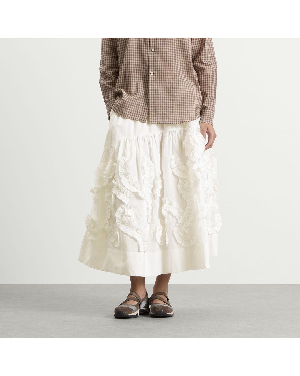STORY mfg. White Orbit Skirt