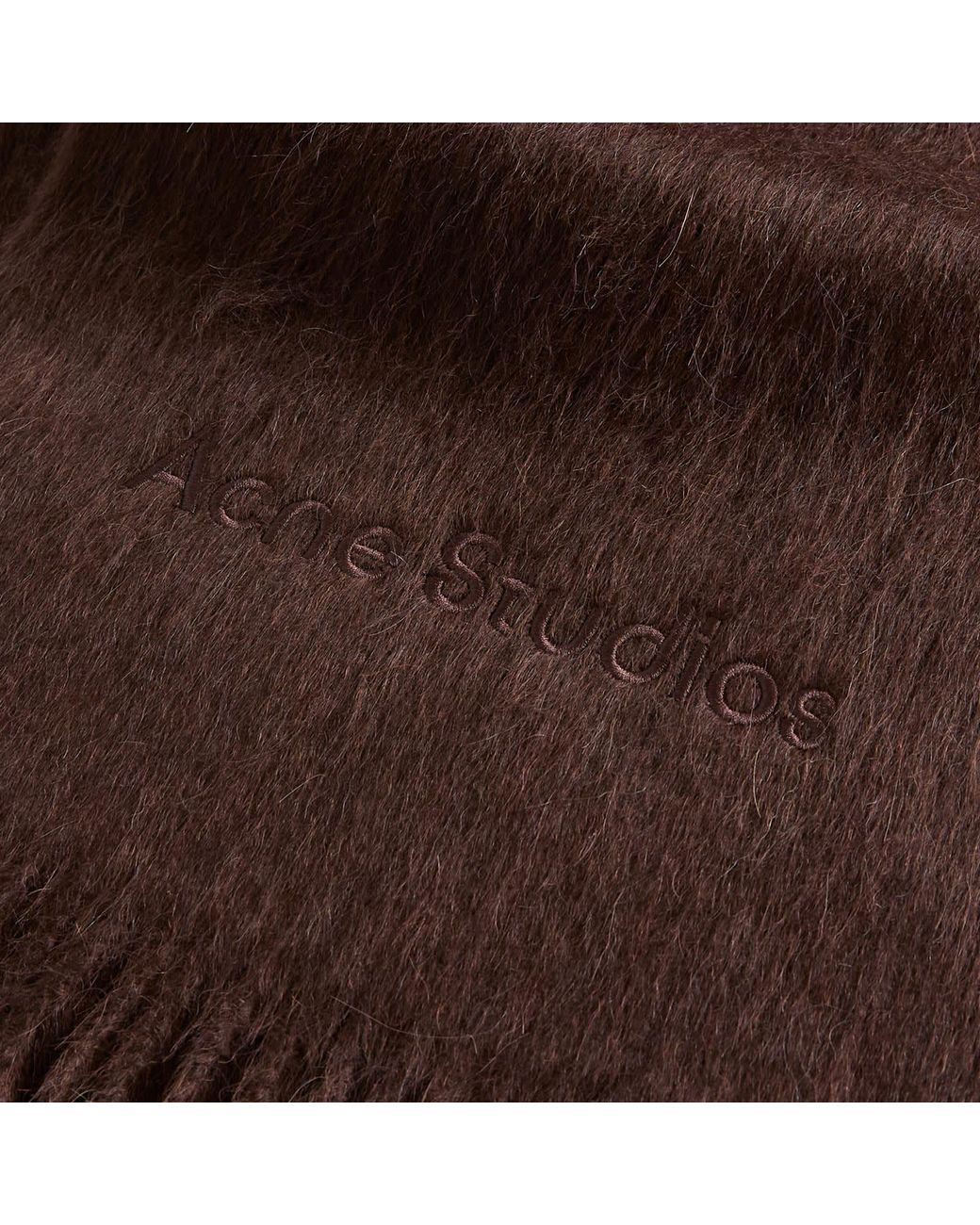 Acne Brown Vinnie Scarf for men