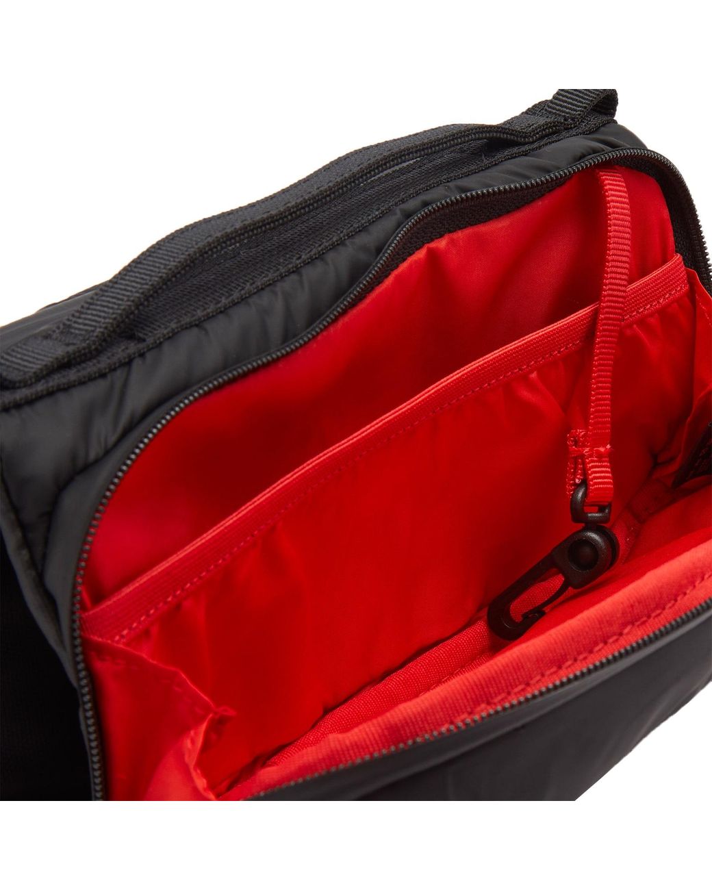 Topologie Black Polyester Bottle Sling Backpack