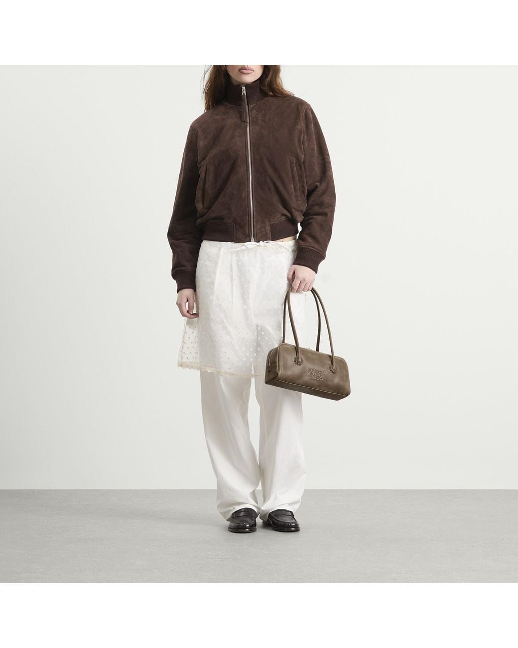 MARGE SHERWOOD Brown Soft Boston Ew Bag