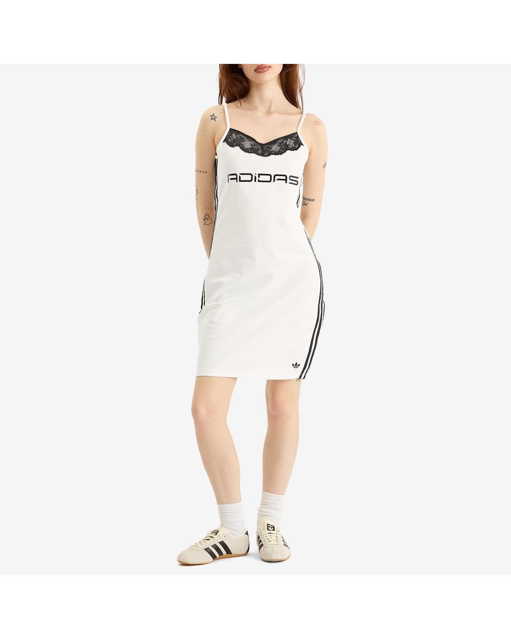 【ADIDAS ORIGINALS】 R3CD ドレス 人気ワンピース新作【ADIDAS】Originals R3CD Dress☆レースシワ