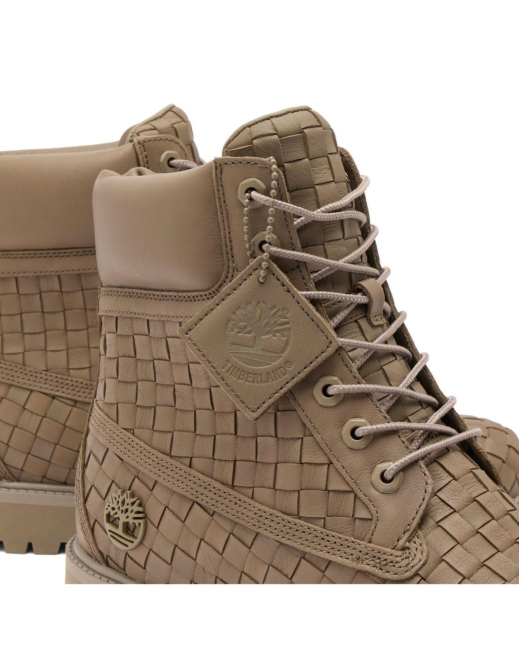 Timberland Brown 6 Inch Woven Lace Boot for men
