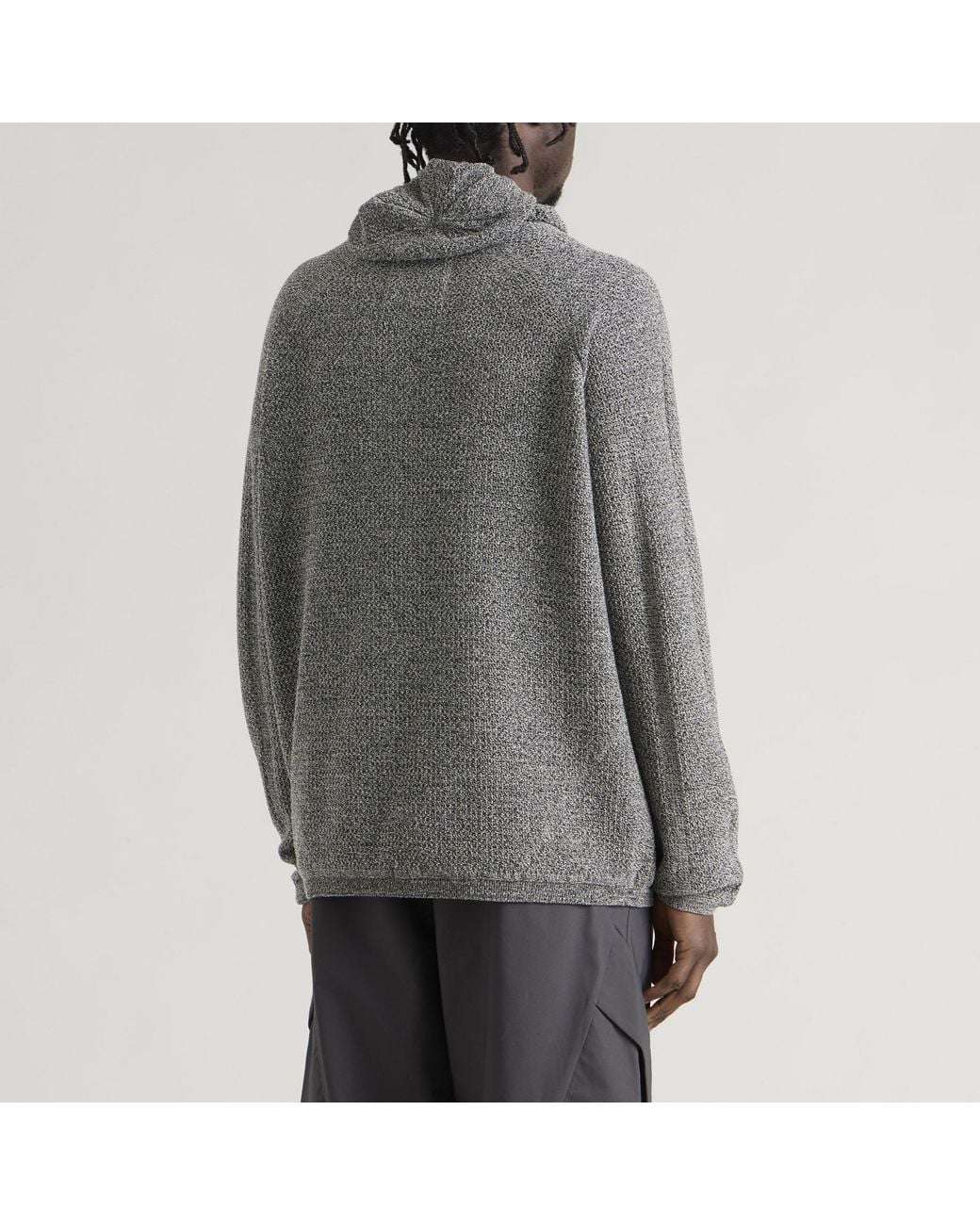 Goldwin Gray 0 Perforated Wholegarment Knit Top for men