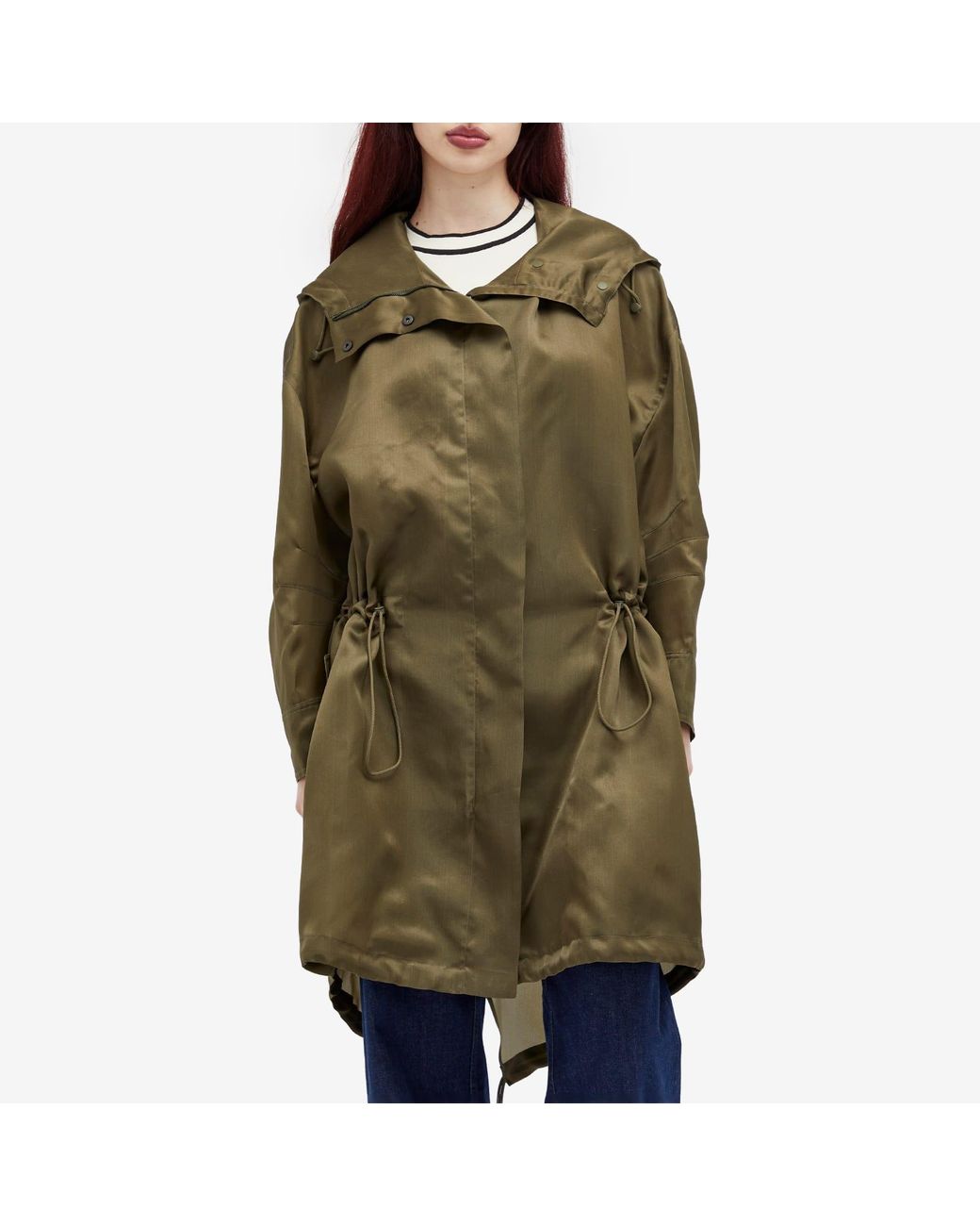 【関税込み】Max Mara カーキ Tambuto ジャケット Max Mara Tambuto Light Parka Jacket in Green | Lyst UK