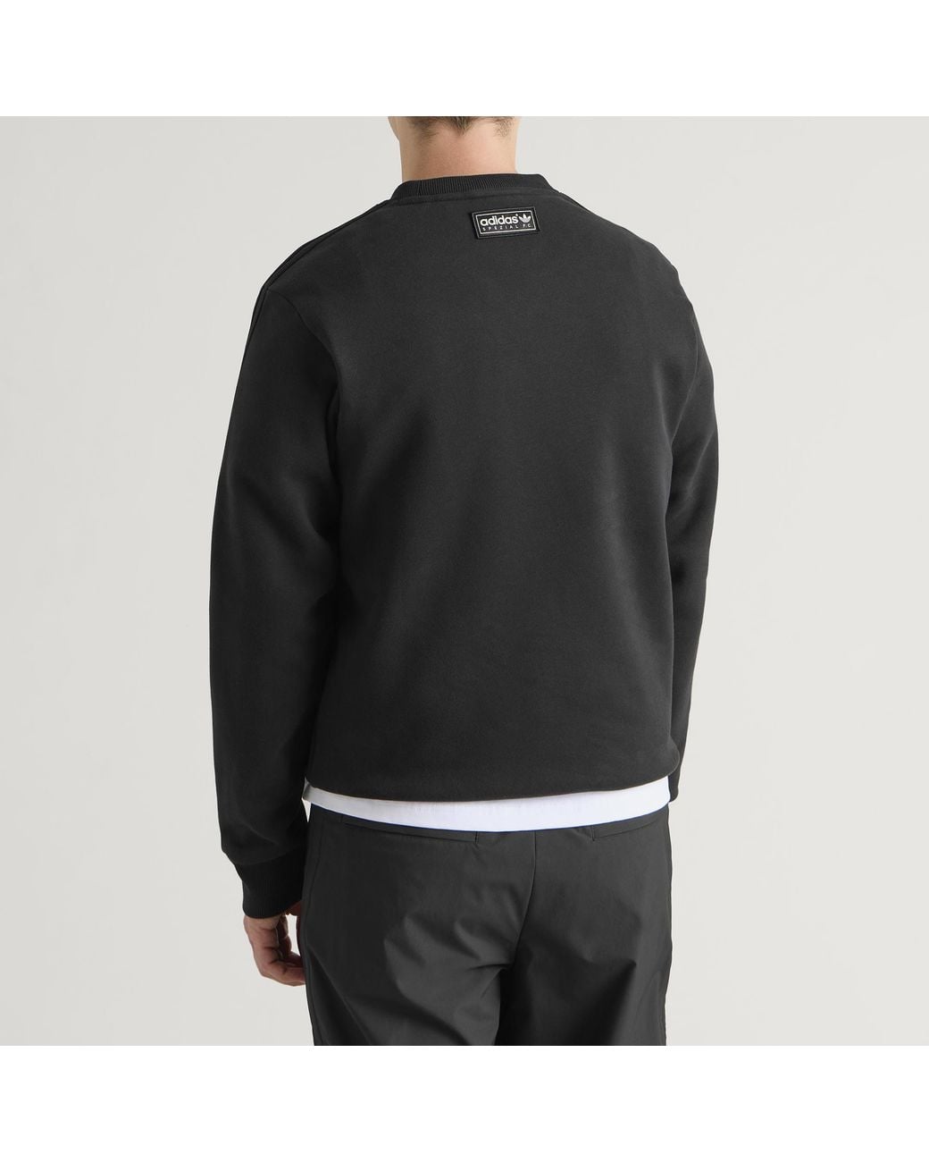 Adidas Black Spezial Fc Crew Sweatshirt for men