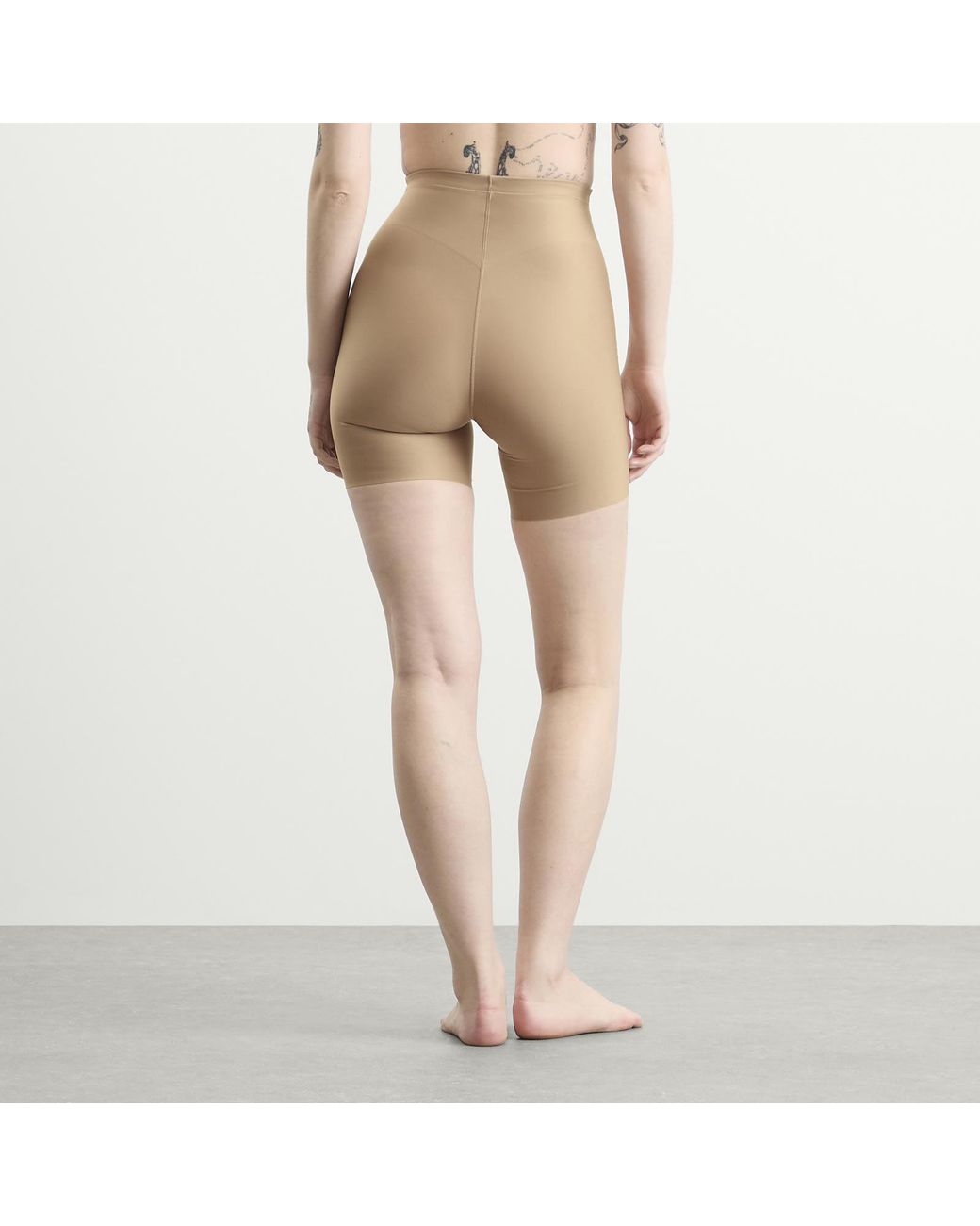 Skims Natural Body Core Sculpt Mid Rise Shorts