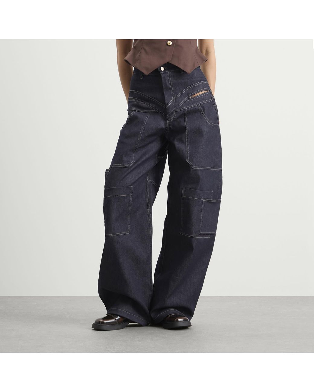 Tolu Coker Blue Banana Pants