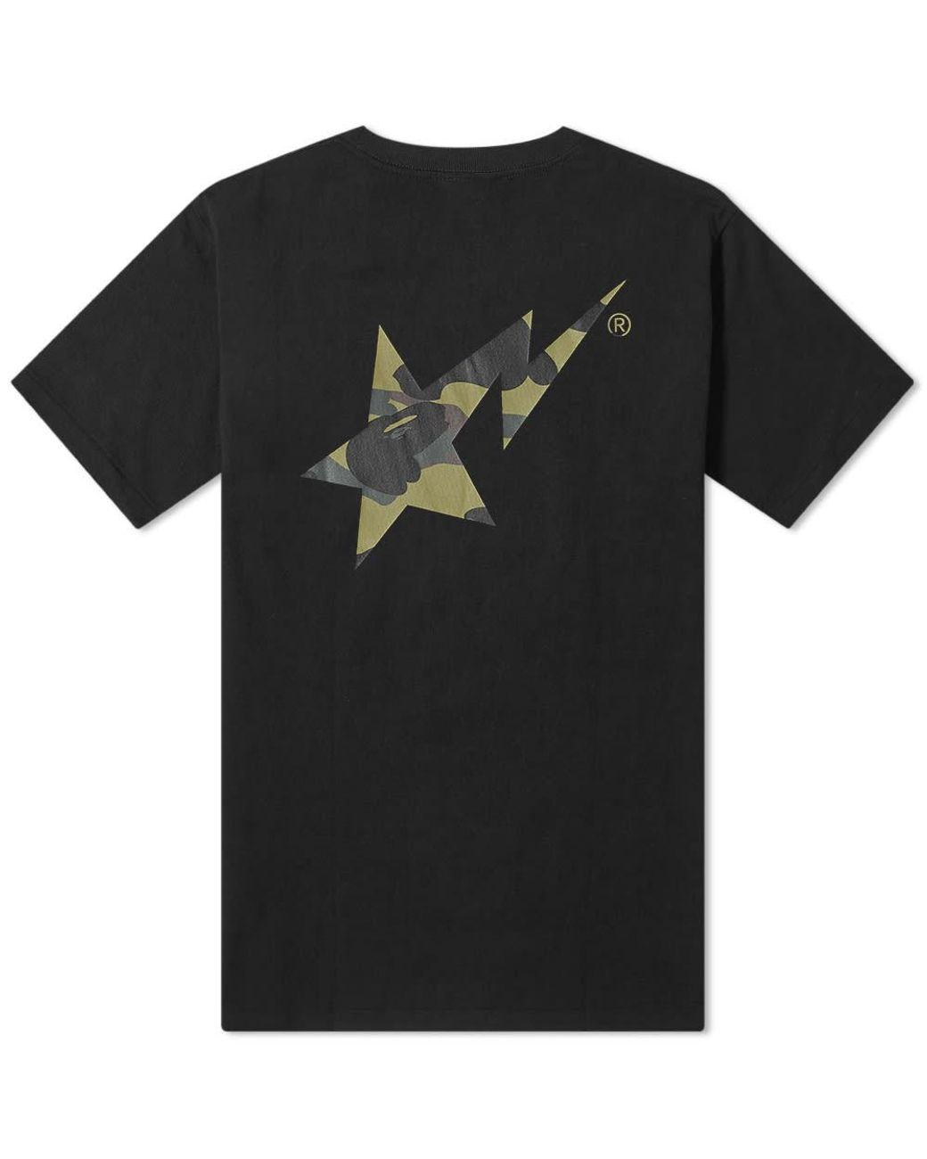 Bape black camo t shirt new arrivals