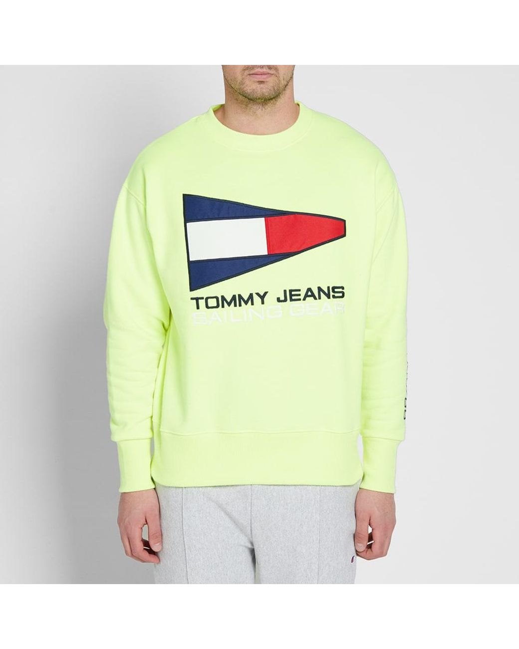 Tommy Hilfiger 90s Neon Sailing Sweatshirt in Yellow for Men | Lyst  Australia
