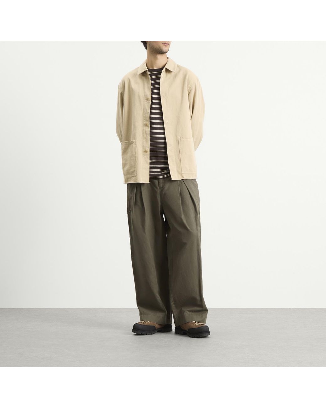 Kaptain Sunshine Natural Cotton Drill Coverall Jacket for men