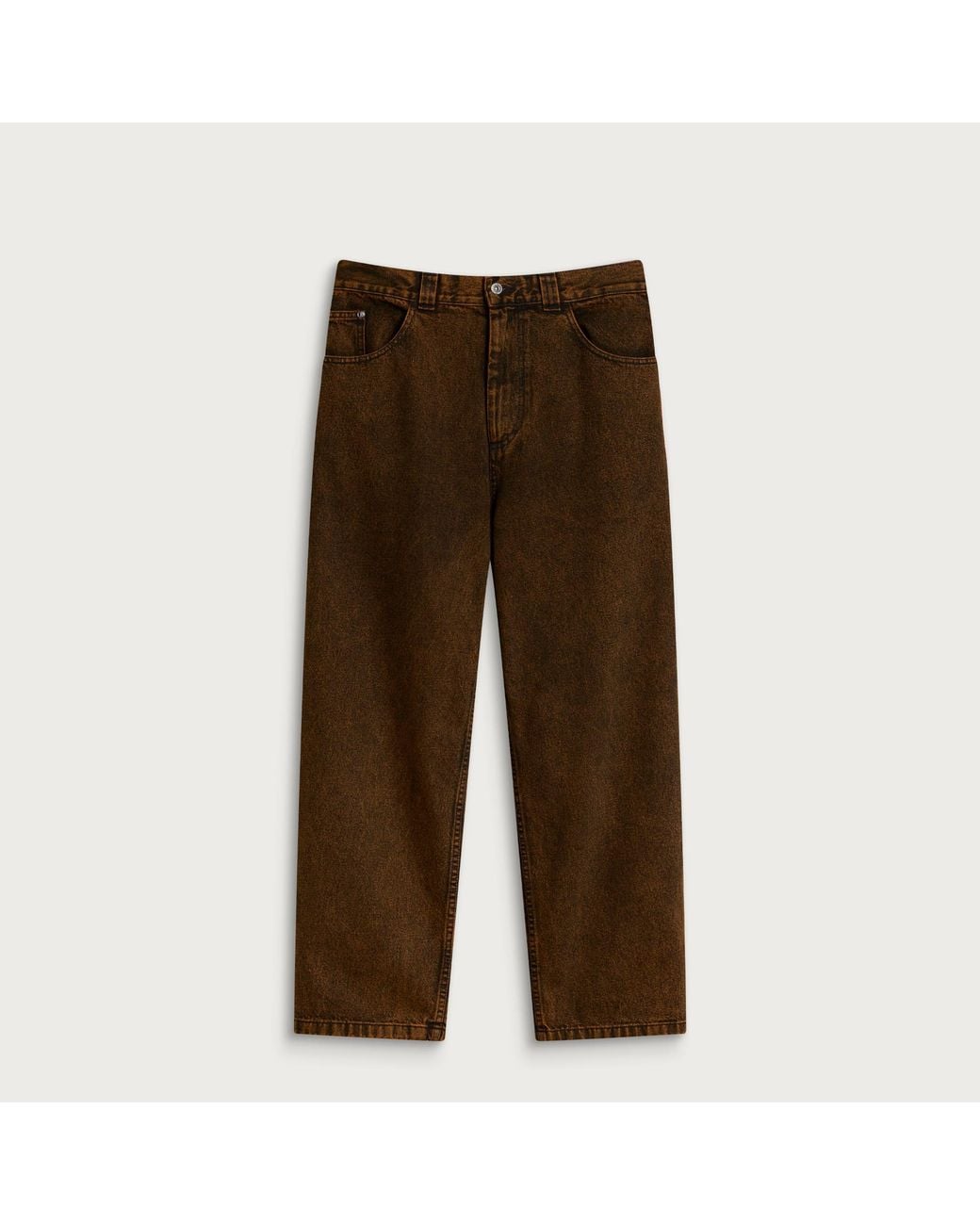 POLAR SKATE Brown X Ebou Sanyang Big Boy Jeans for men