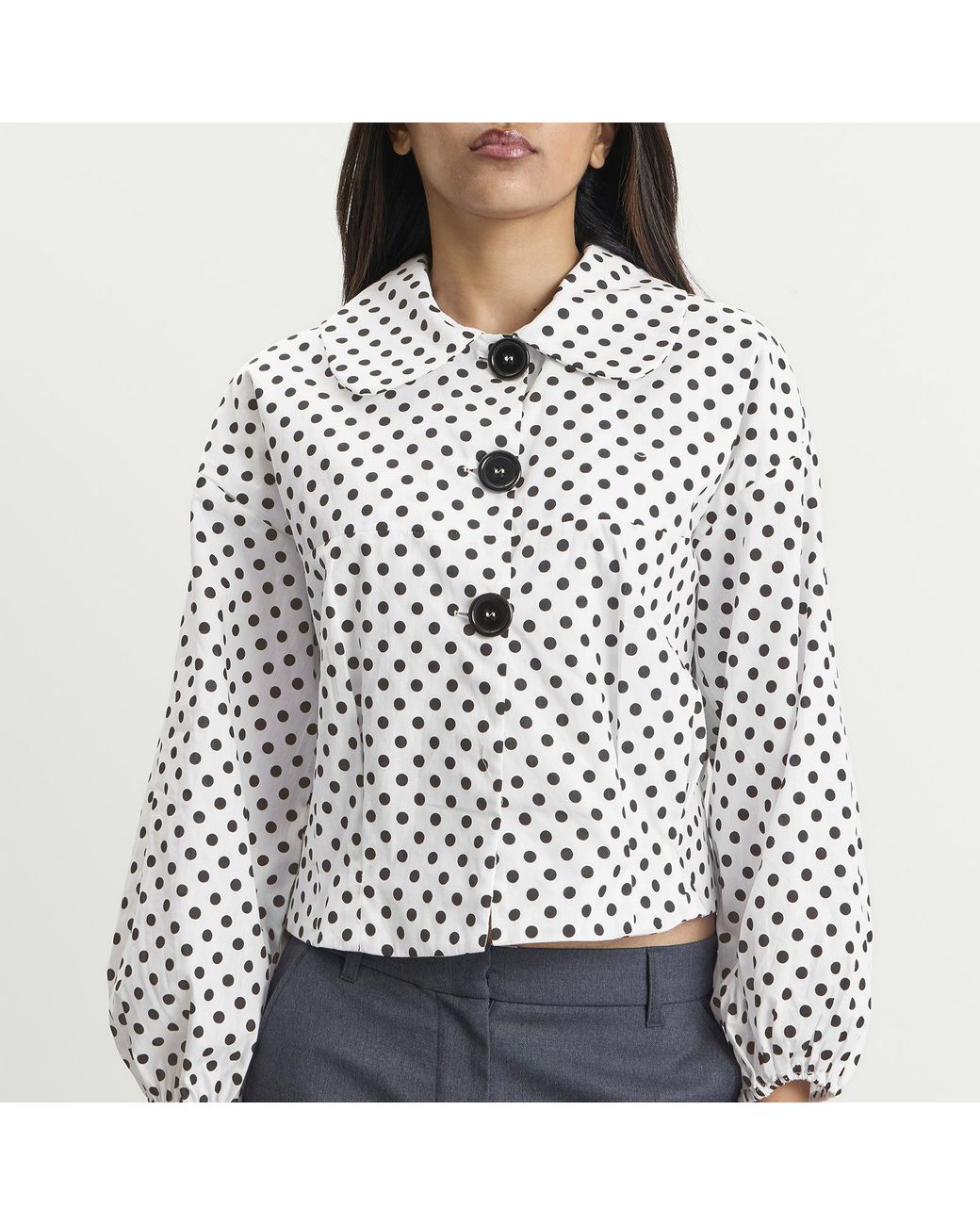 Many Many Clothes White The Lola Jacket