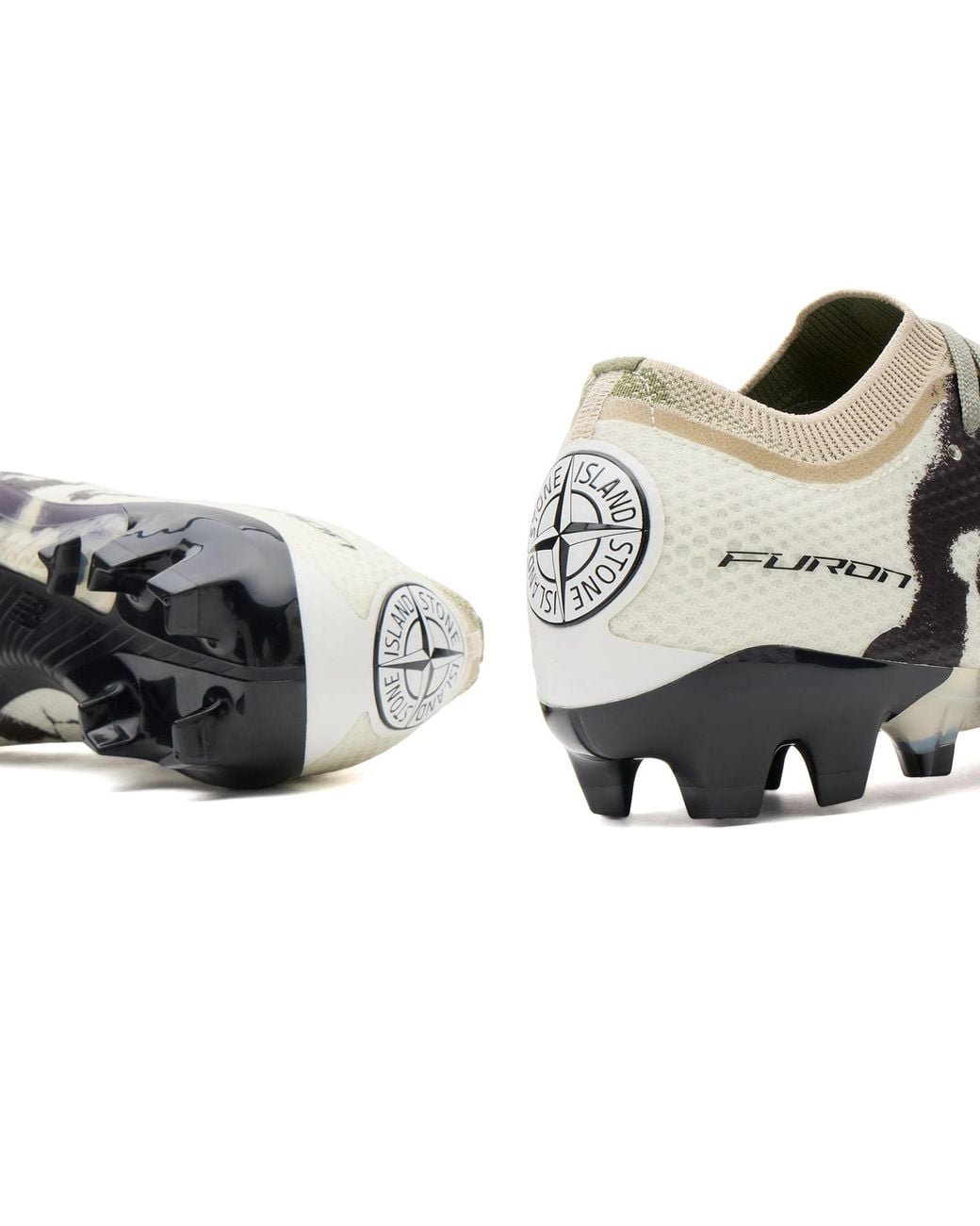New Balance White X Stone Island Furon 9 Football Boot for men