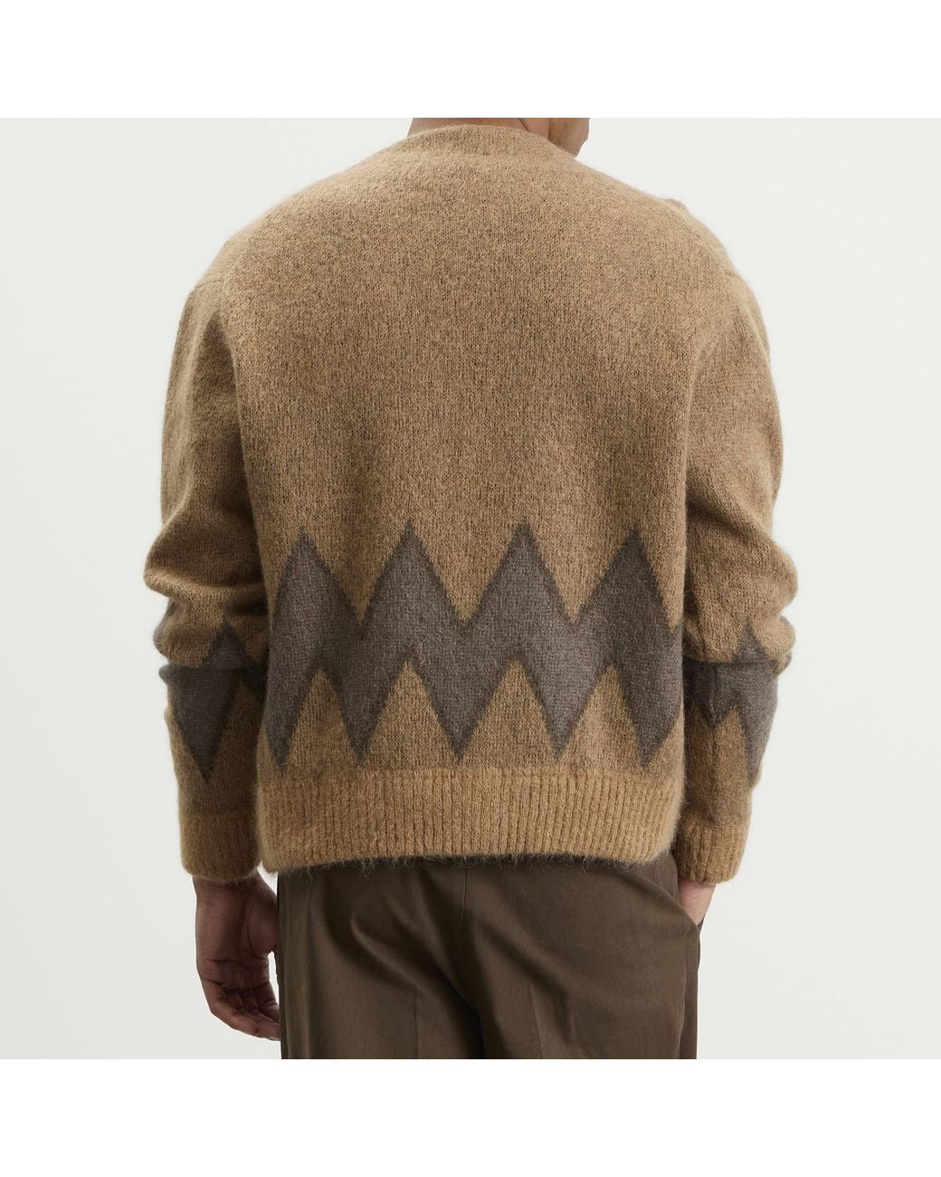 Second/Layer Green Second Layer Chevy Cardigan for men