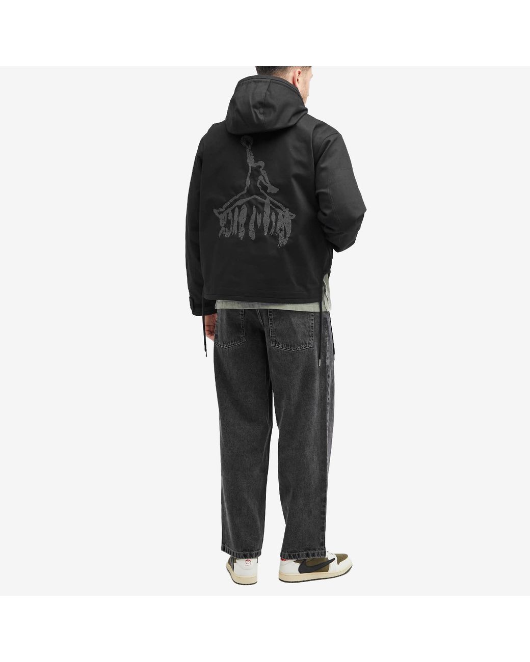 Nike X Travis Scott Half Zip Jacket in Black for Men | Lyst UK