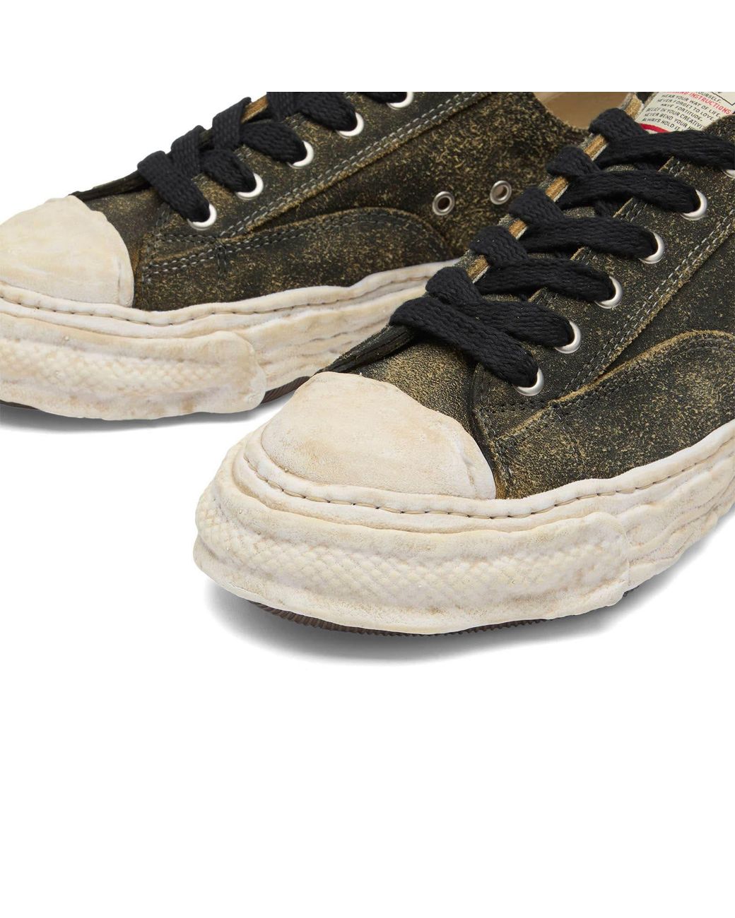 Maison Mihara Yasuhiro Brown Peterson 23 Vintage Suede Low-Top for men
