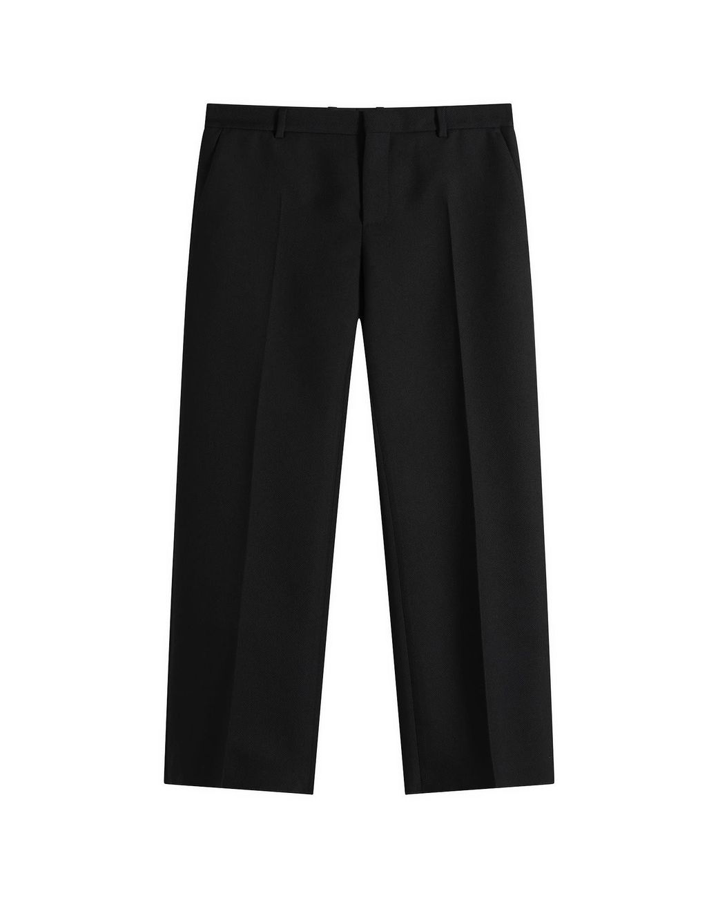 Balenciaga Black Wool Gabardine Tailored Trousers for men