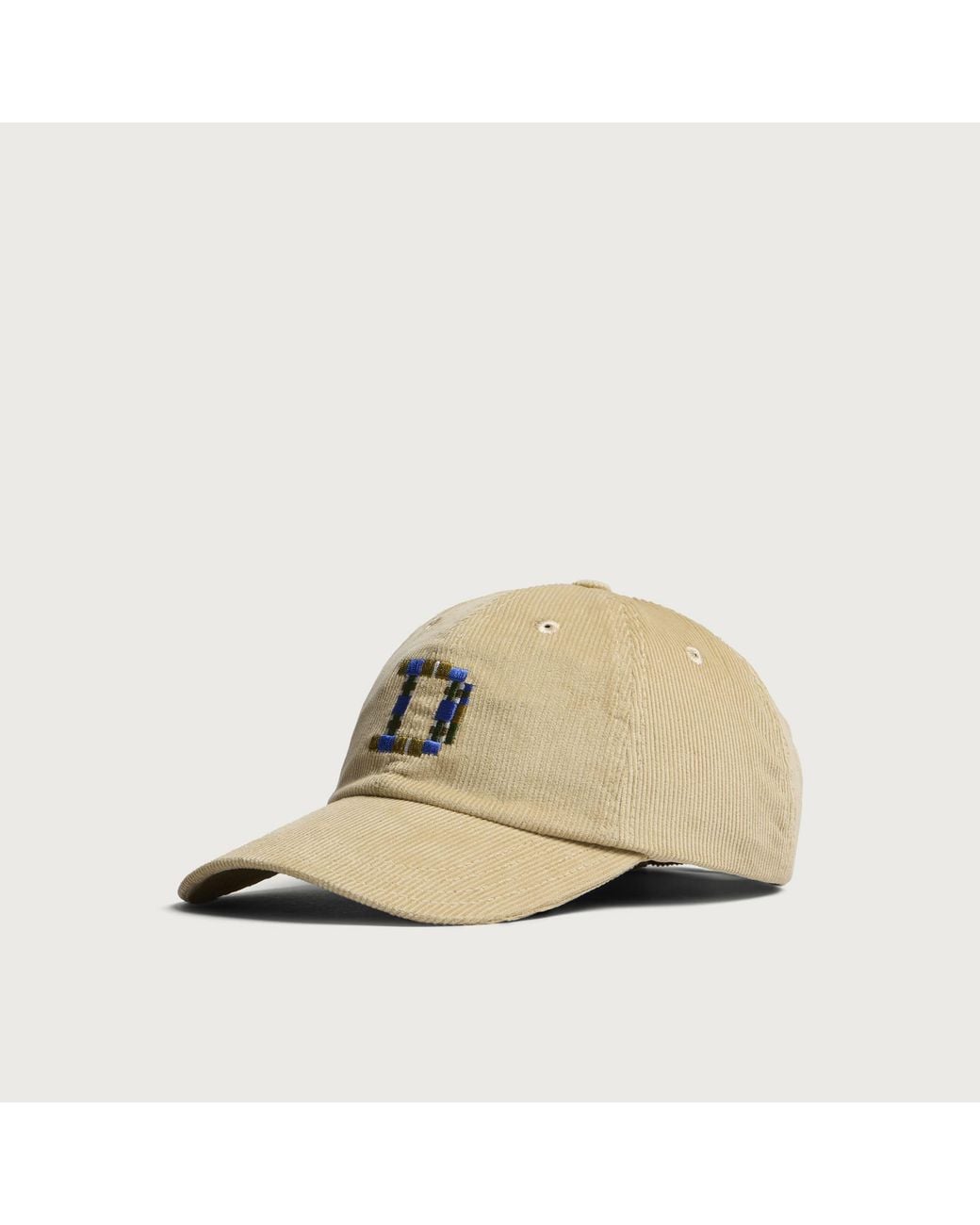 Drake's Natural D 1977 Cord Baseball Cap for men