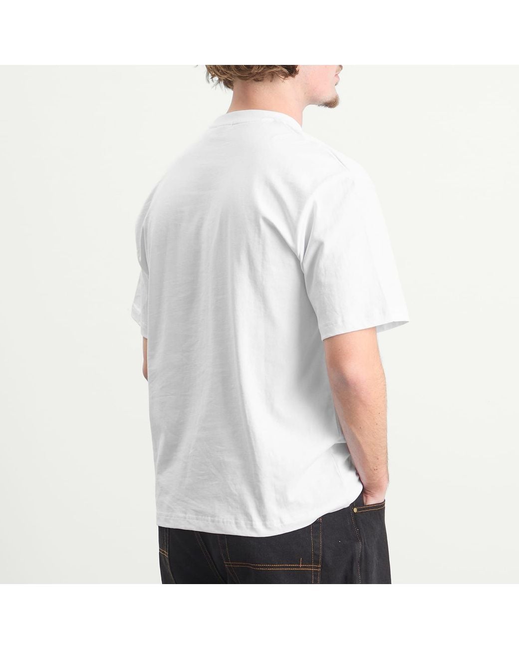 Butter Goods White Drill T-Shirt for men