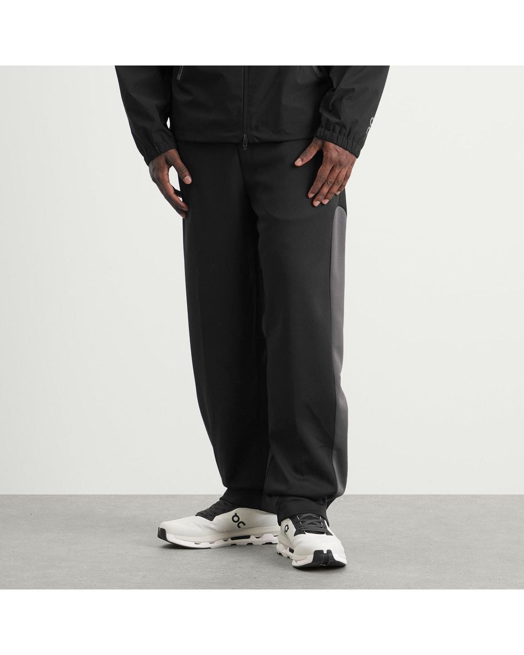 On Shoes Gray Ik Track Pants for men