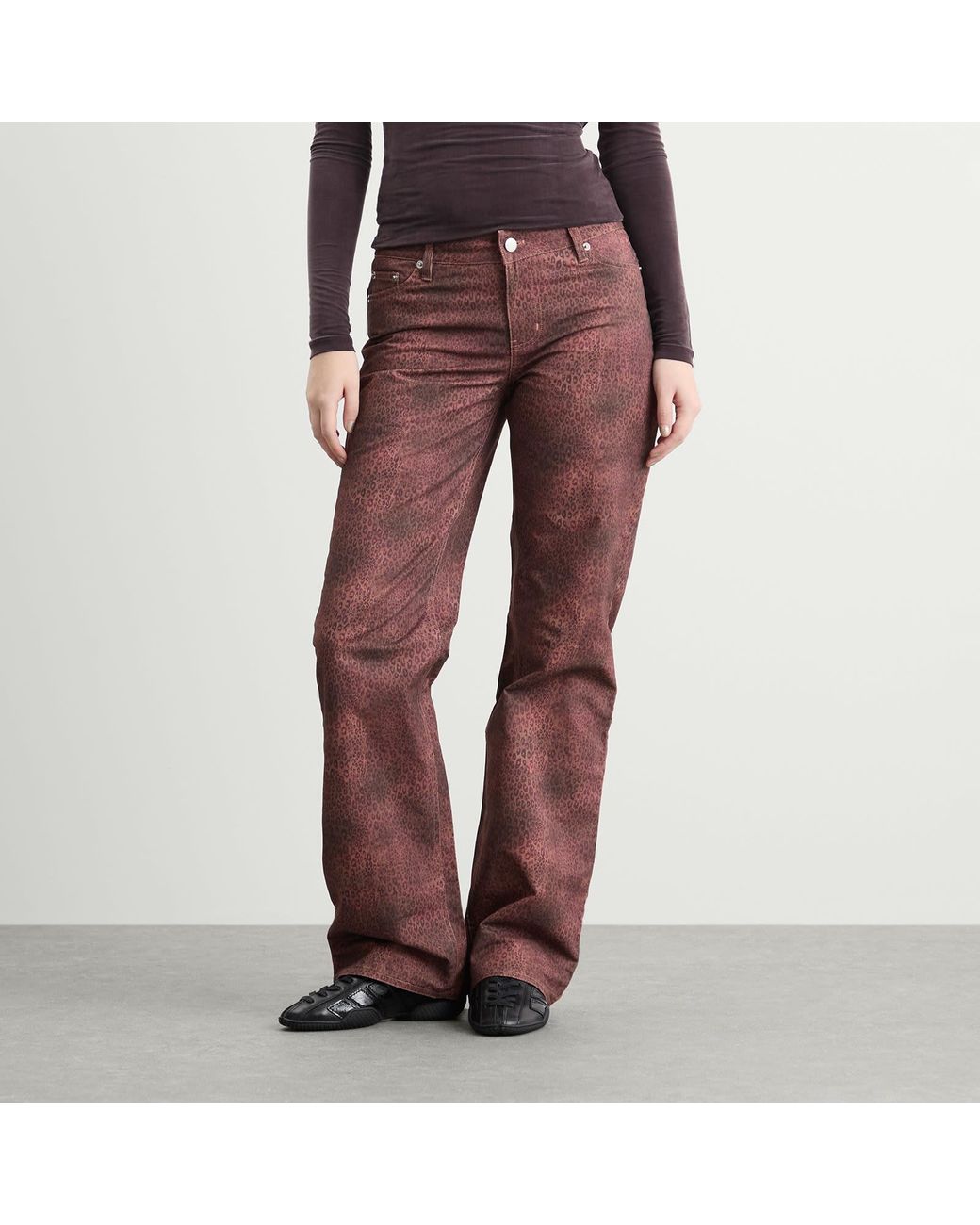 Peachy Den Red Cicely Trouser
