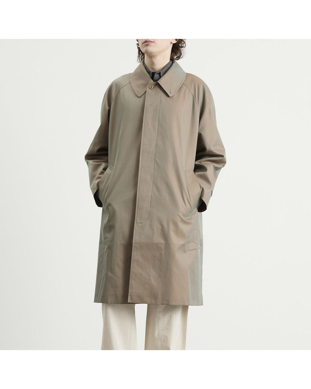 SAGE NATION Brown Westminster Overcoat for men