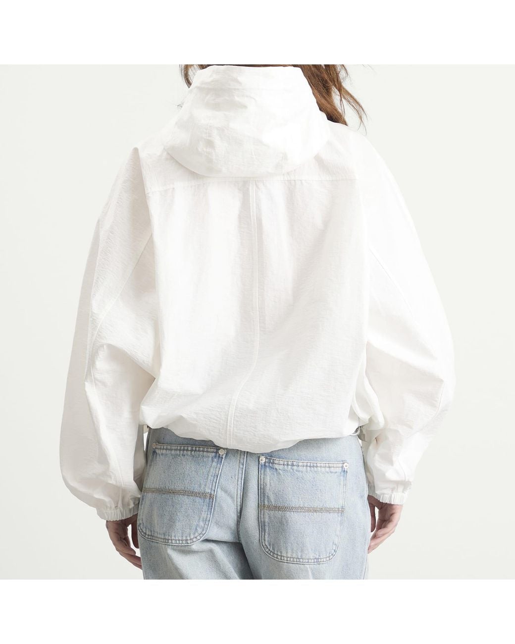Rohe White Rohe Textured Cotton-Blend Anorak