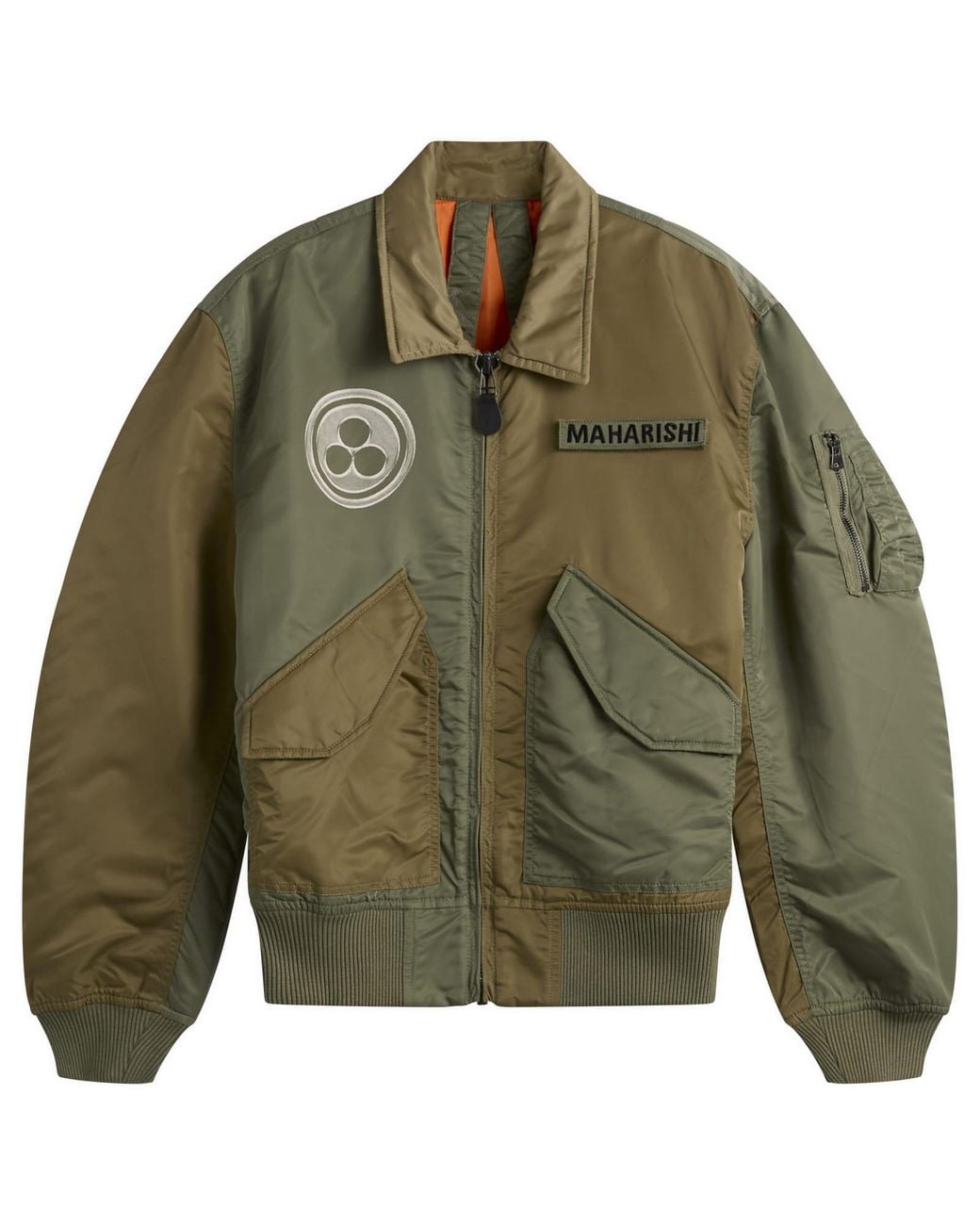 Maharishi Green Maha Peace Rally Ma2 Jacket for men