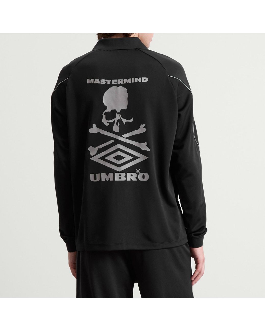 MASTERMIND WORLD X Umbro Long Sleeve Game Shirt in Black for Men