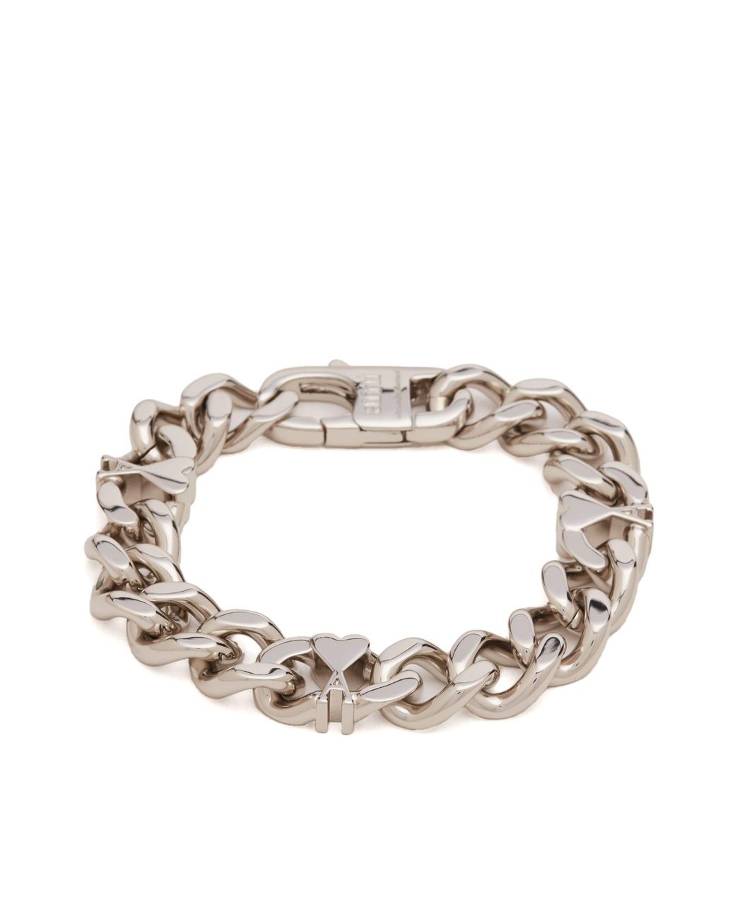 Ami Paris Adc Chain Bracelet in Metallic for Men | Lyst
