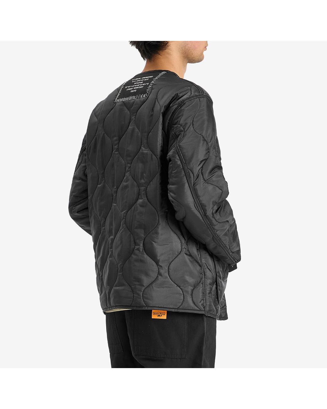 WTAPS Nylon Ripstop Liner Jacket in Black for Men | Lyst