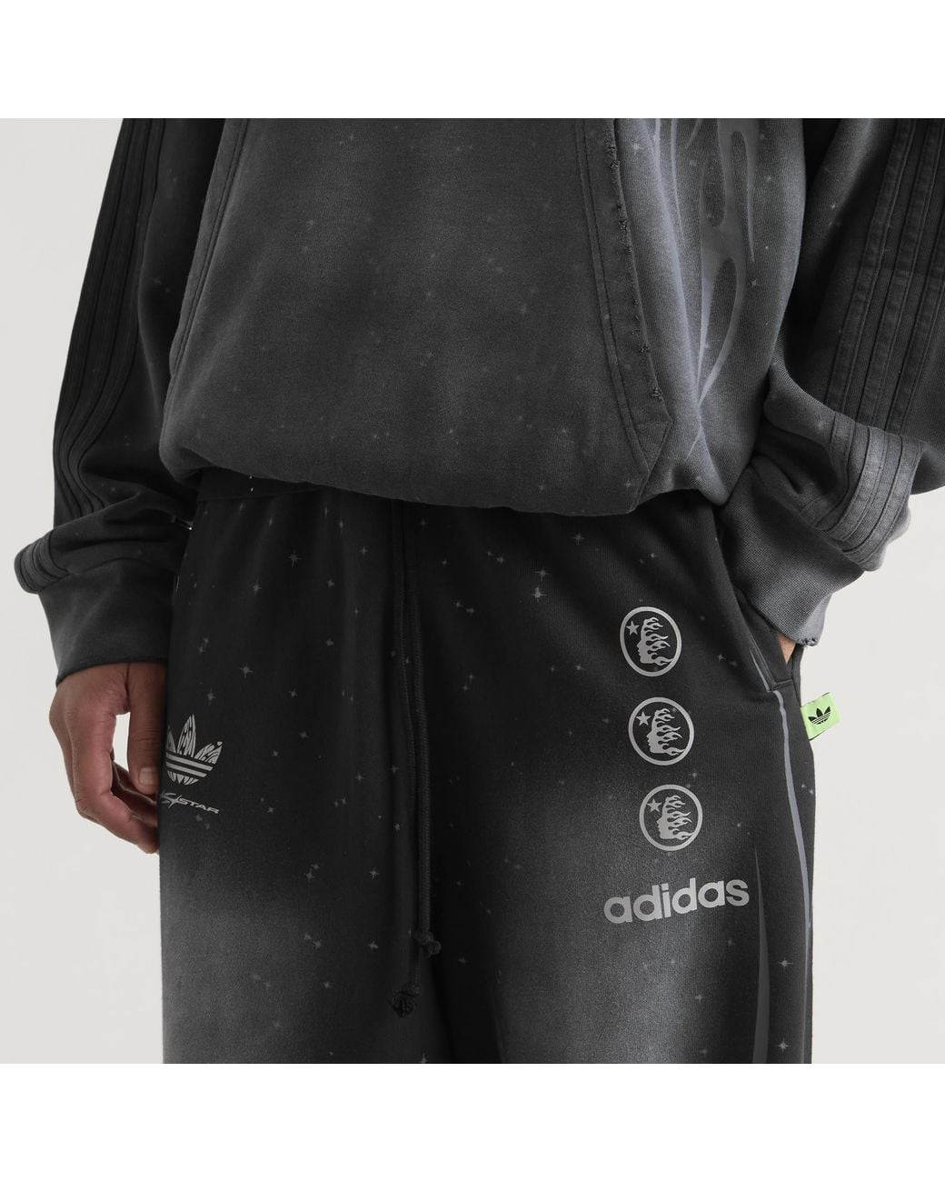 Adidas Gray X Hellstar Sweat Pant for men