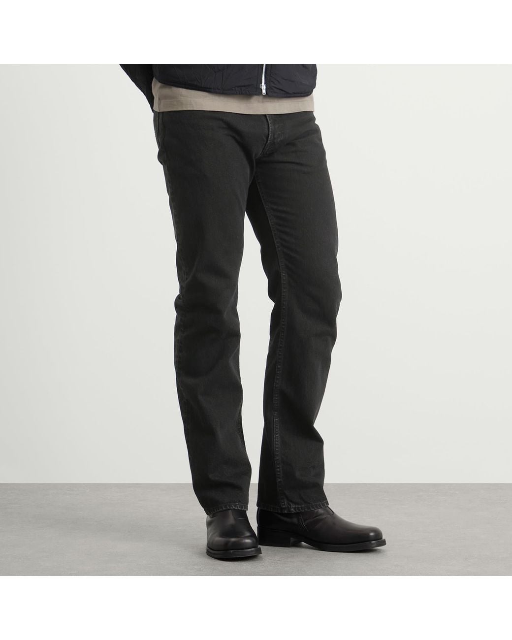 Entire studios Black Slem Jeans for men