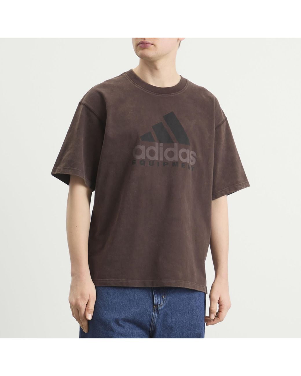Adidas Brown Eqt T-Shirt for men