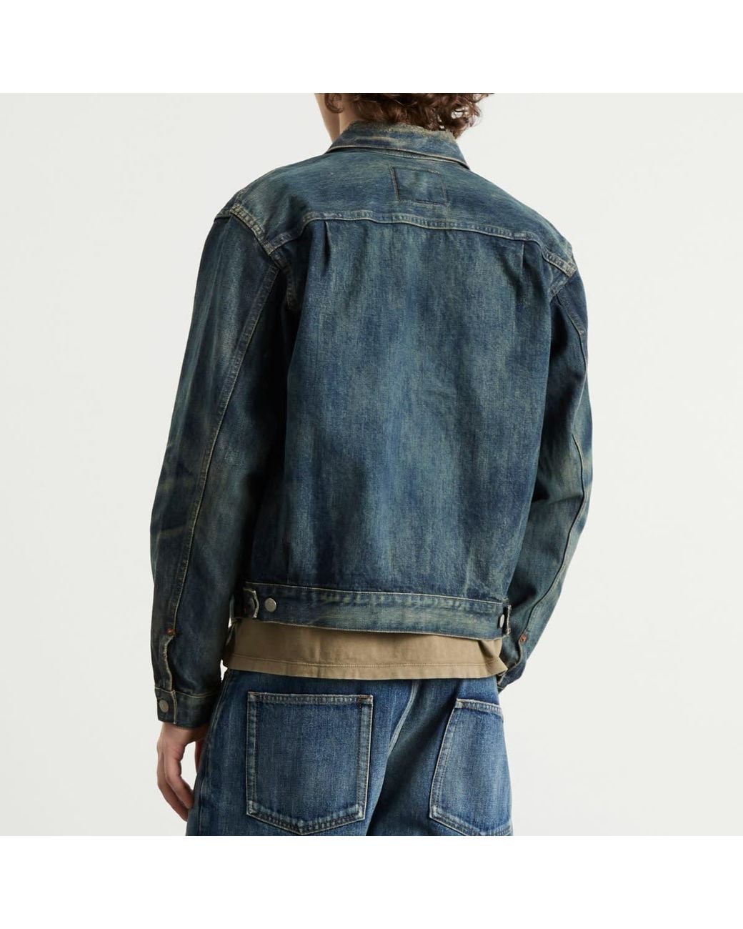 RRL Blue Type 2 Denim Trucker Jacket for men