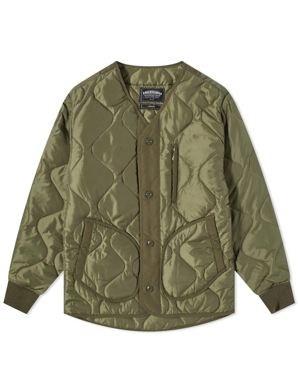 FRIZMWORKS M65 Field Liner Jacket in Green for Men Lyst UK