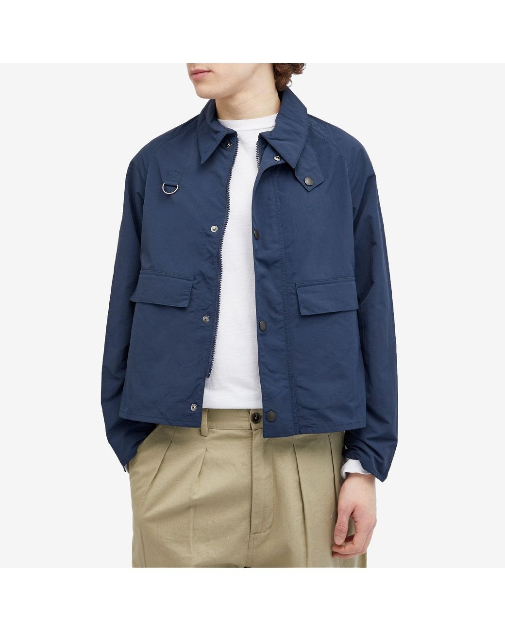 Barbour Sl Spey Showerproof Jacket in Blue for Men | Lyst