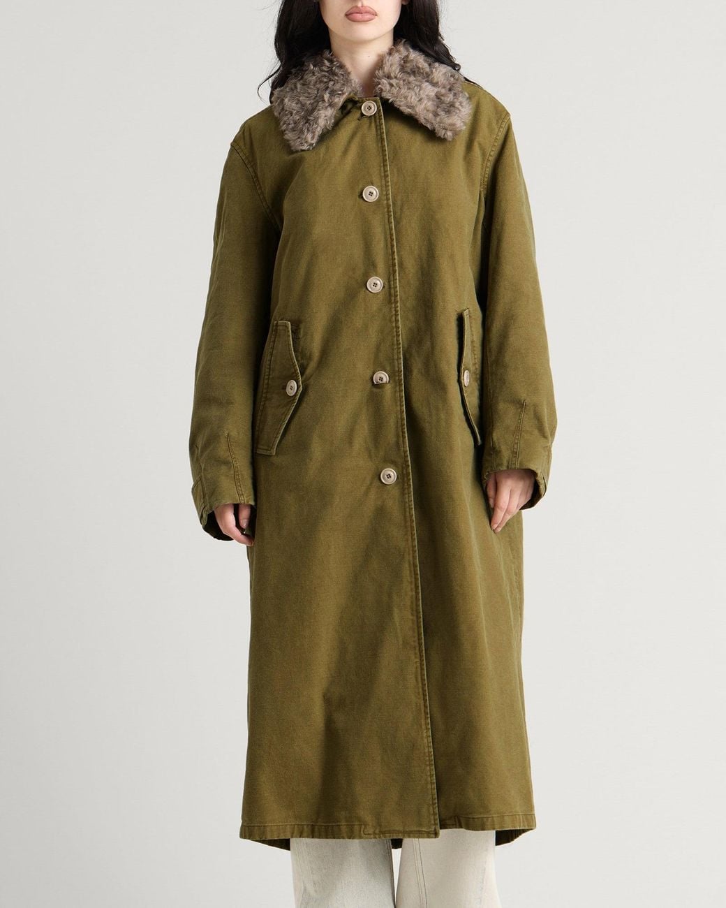 Our Legacy Green Tundra Coat Jacket